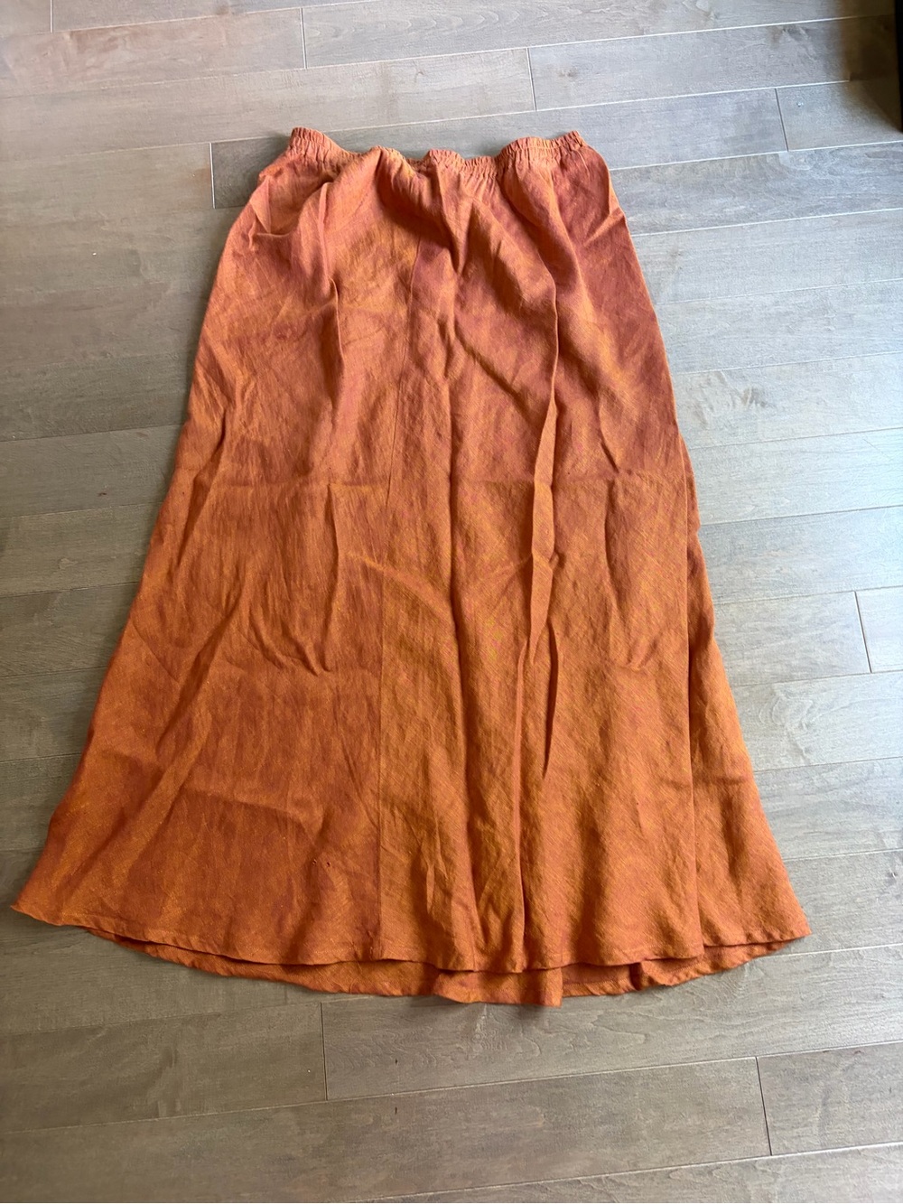 Country Road Burnt Orange Midi Skirt